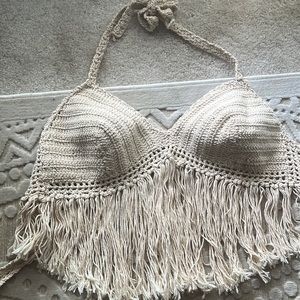 Crochet halter top